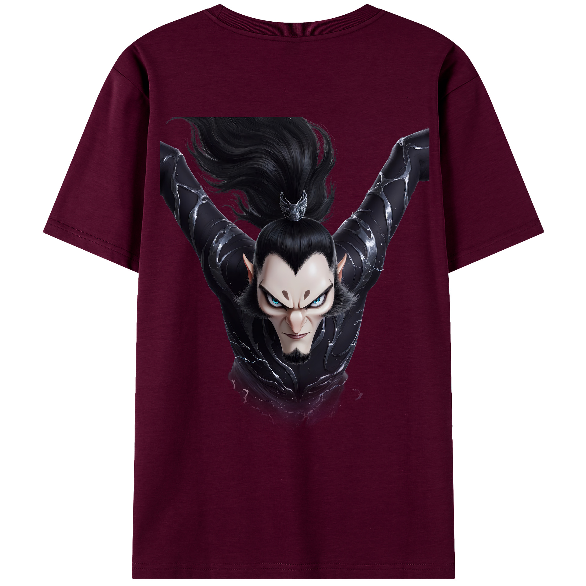 （画像用） Ne Zha 2 ナタ 魔童の大暴れ レディース半袖Tシャツ(バックプリント)